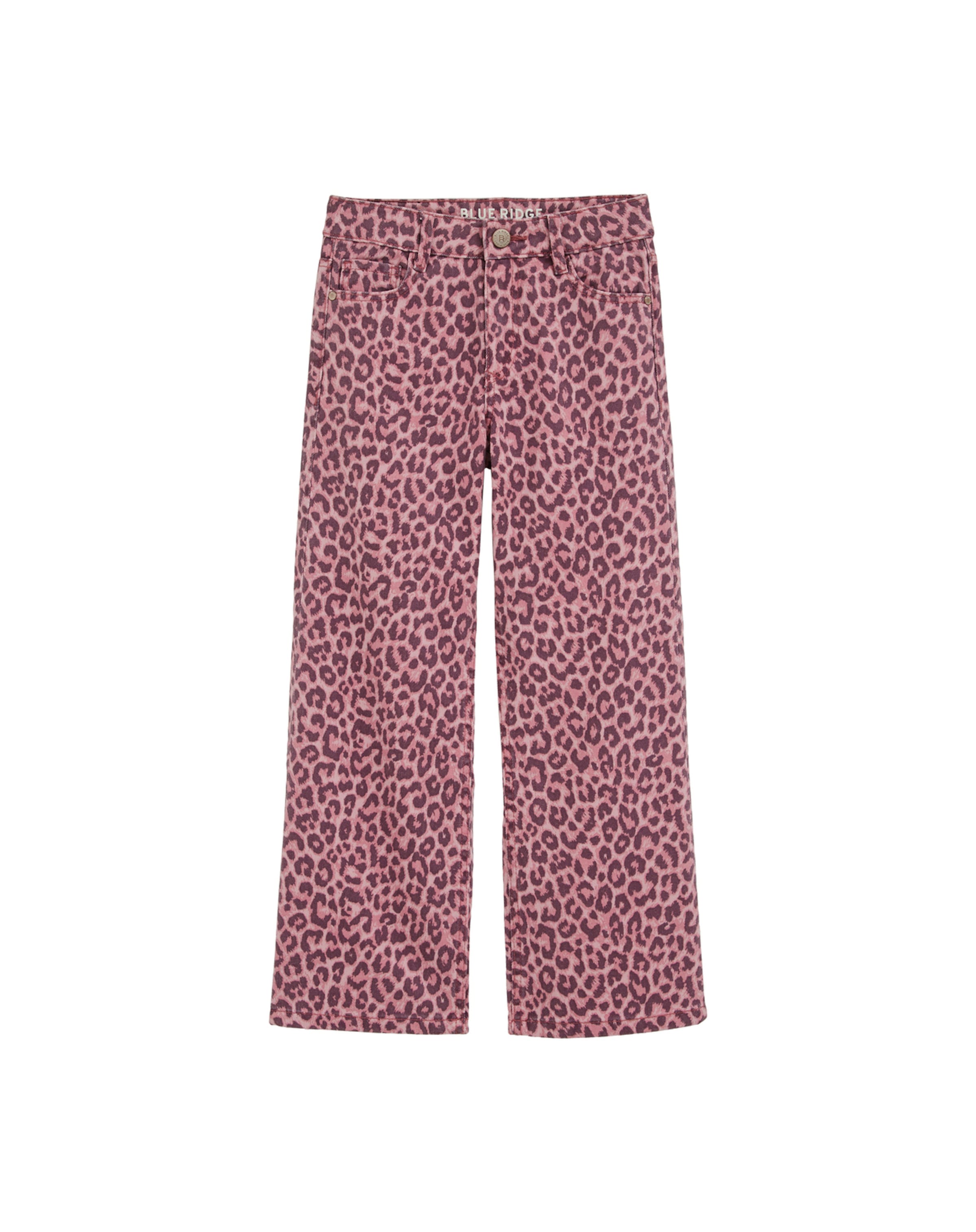 WE Fashion Wide leg Jeans in Roze: voorkant