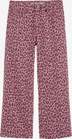 WE Fashion Wide Leg Farkut värissä vaaleanpunainen: etupuoli