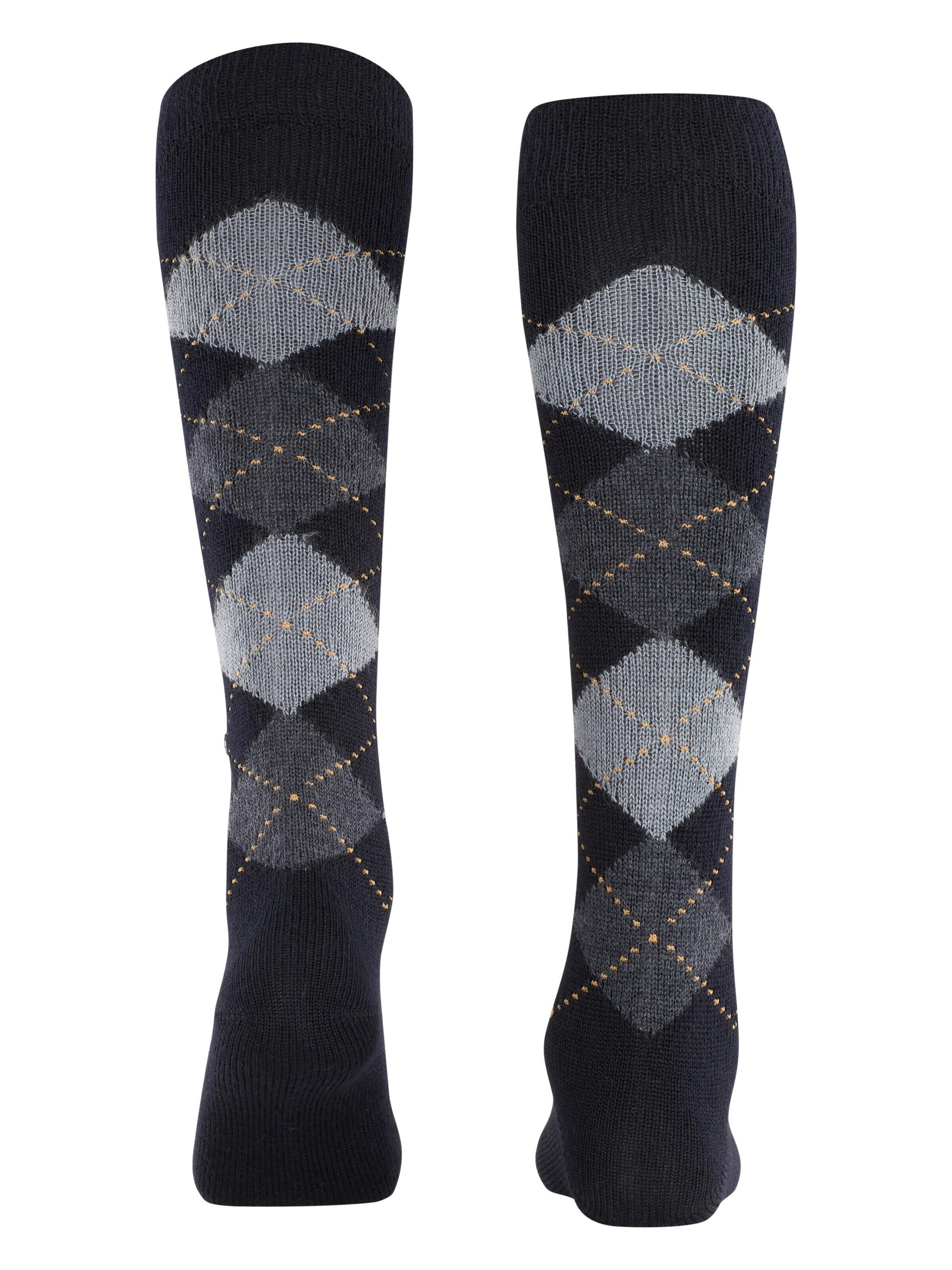 BURLINGTON Over the Knee Socks 'Whitby' in Black
