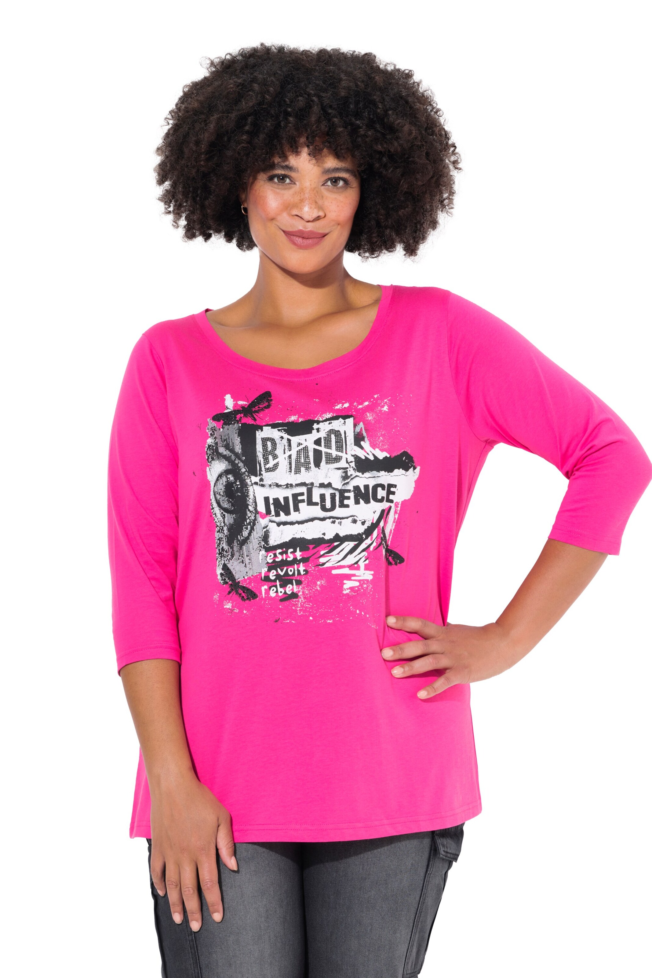 Angel of Style Shirt in Roze: voorkant