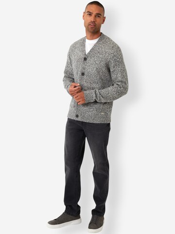 Threadbare Strickjacke 'Hadfield' in Grau