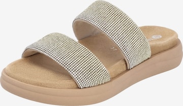 REMONTE Pantolette in Beige: Vorderseite