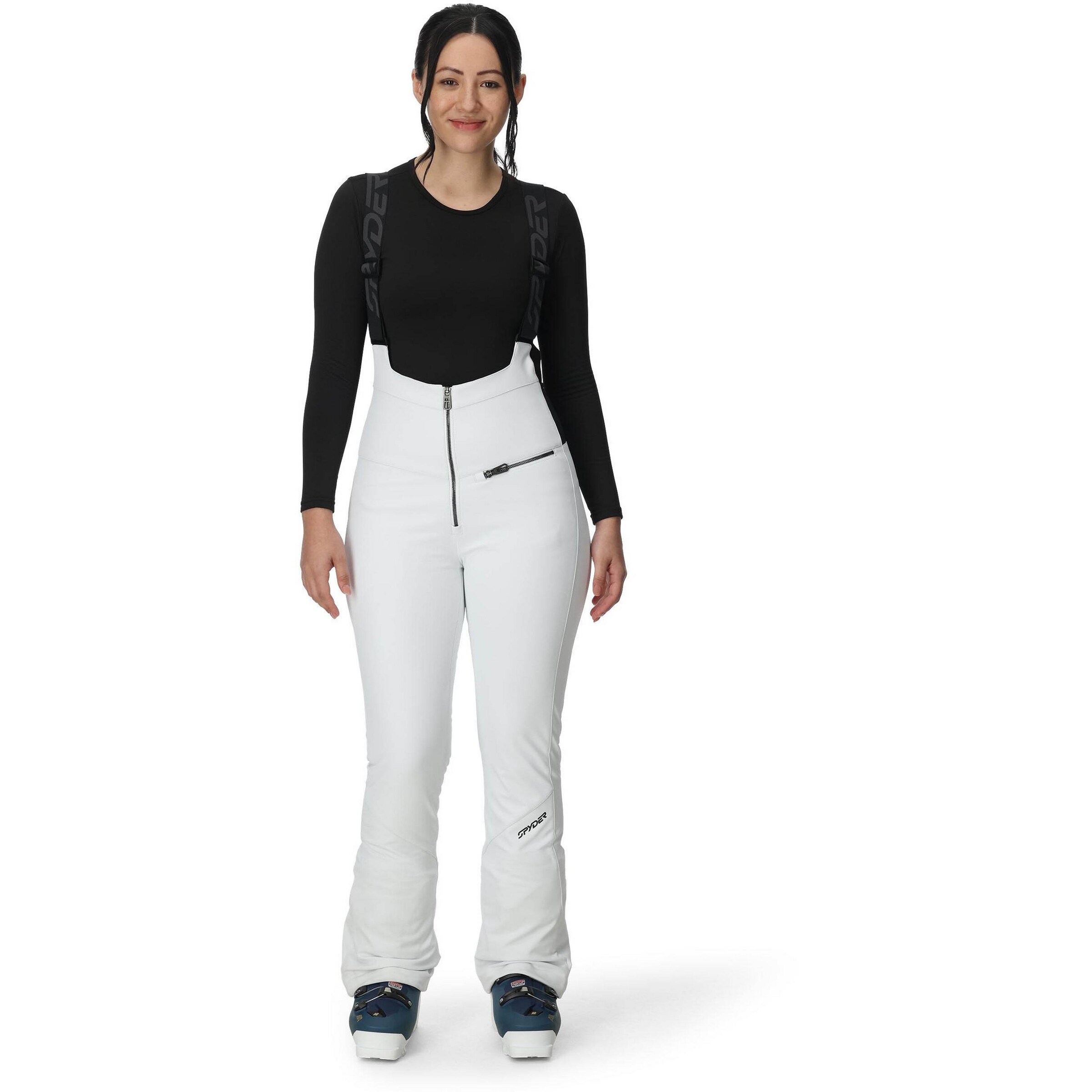 Spyder Regular Sporthose 'Strutt' in Weiß: Vorderseite