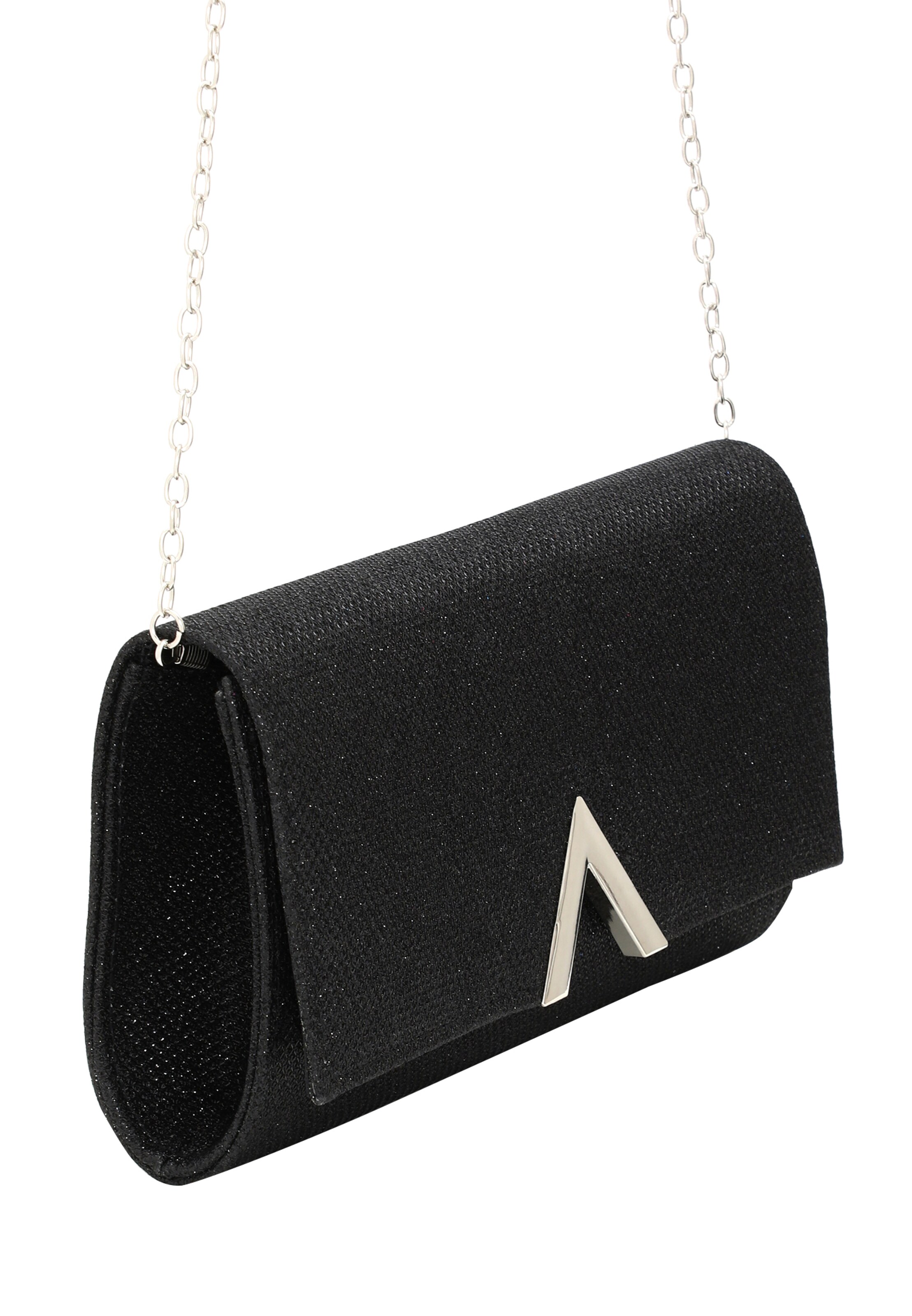 faina Clutch in Black