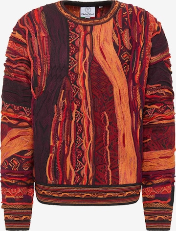 Pull-over 'Di Palo' Carlo Colucci en orange : devant