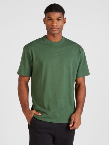 Nike Sportswear - Camisa 'Essential' em verde: frente