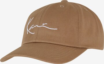 Casquette Karl Kani en beige : devant