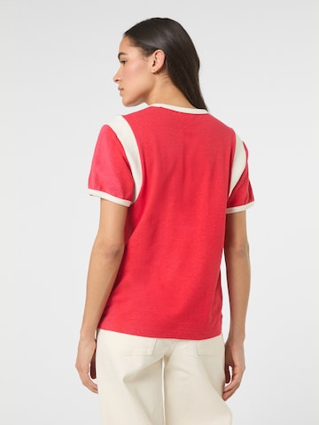 FILA - Camiseta 'MONTALTO relaxed graphic ringer t-shirt' en rojo