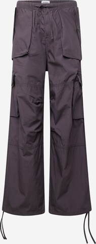 Pantalon cargo 'Piper' WEEKDAY en gris : devant