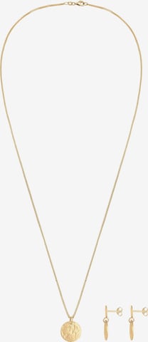 ELLI Jewelry Set in Gold: front