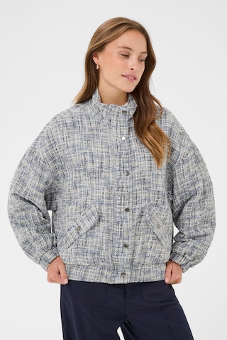 SAINT TROPEZ Between-season jacket 'SZOrlena' in Grey: front