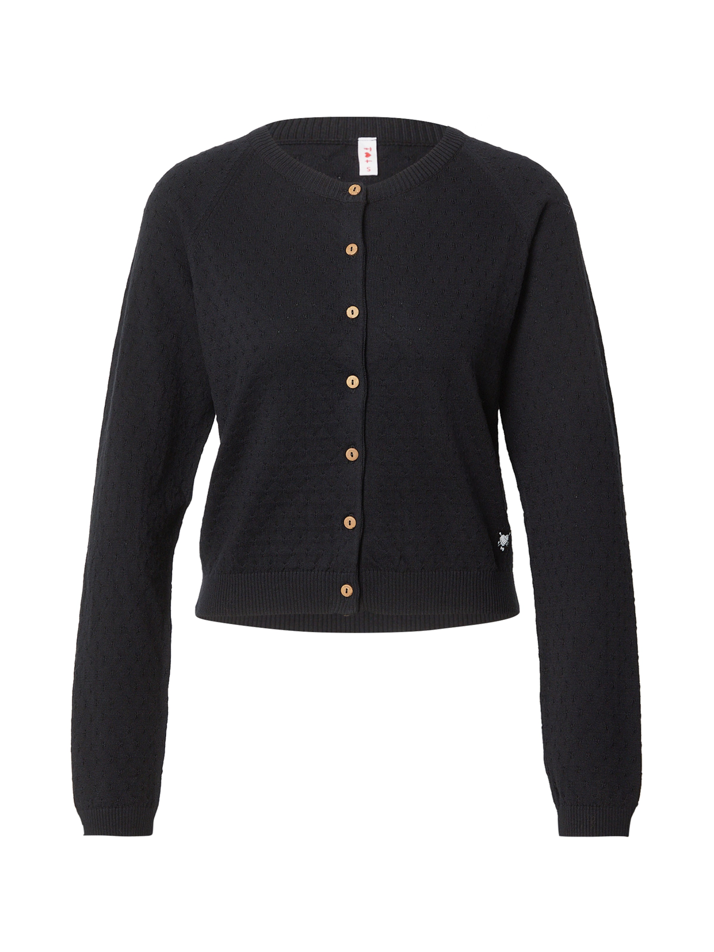 Cardigan 'Sweet' Blutsgeschwister en noir : devant