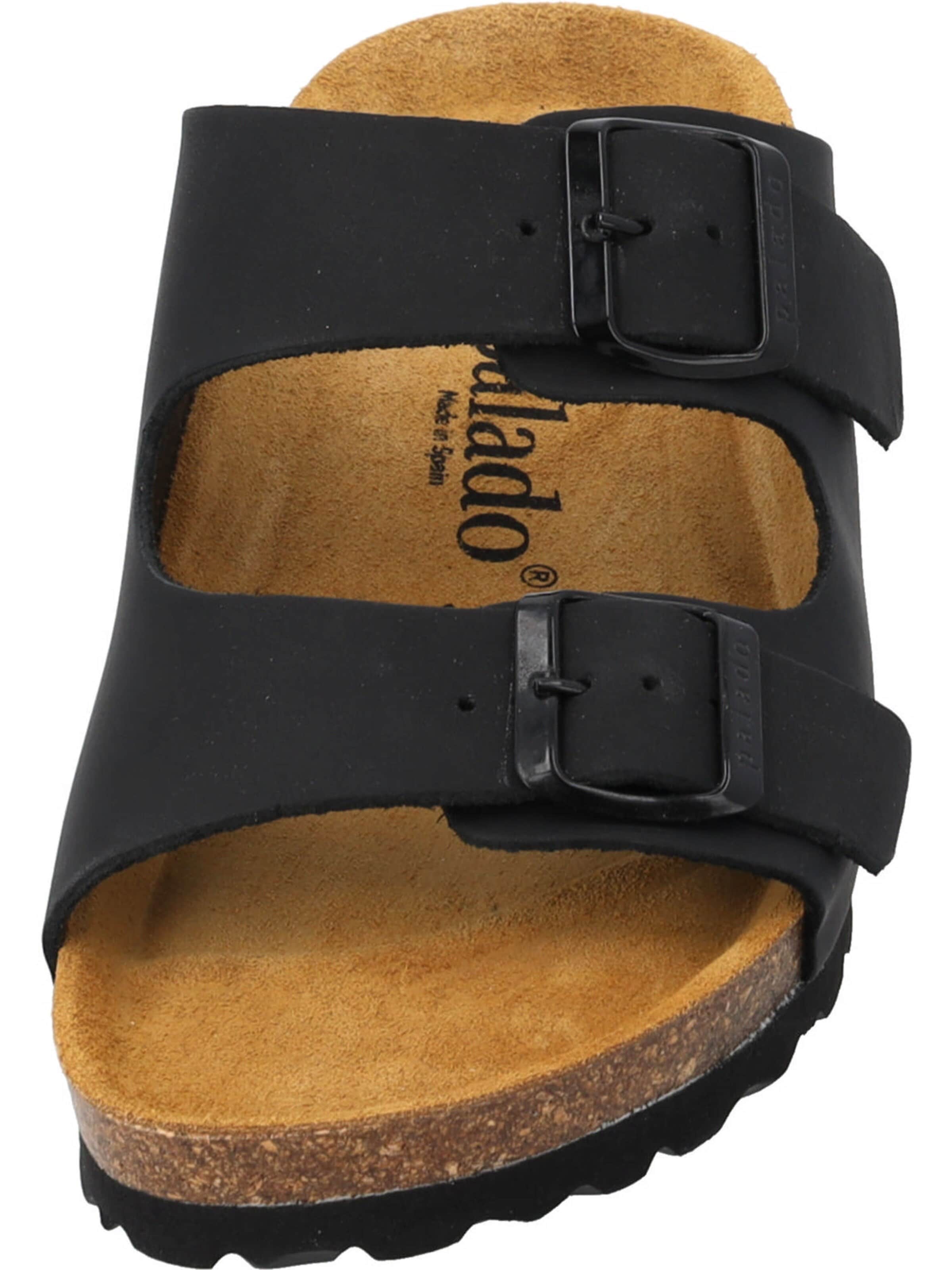 Palado Mule 'Palado Korfu Oiled Premium Leather Herren' in Black
