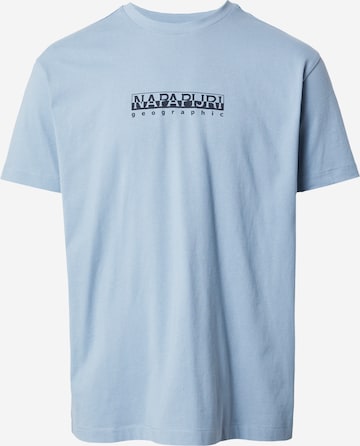 T-Shirt NAPAPIJRI en bleu : devant