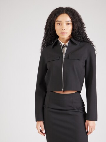 Veste mi-saison 'Anero' HUGO en noir : devant