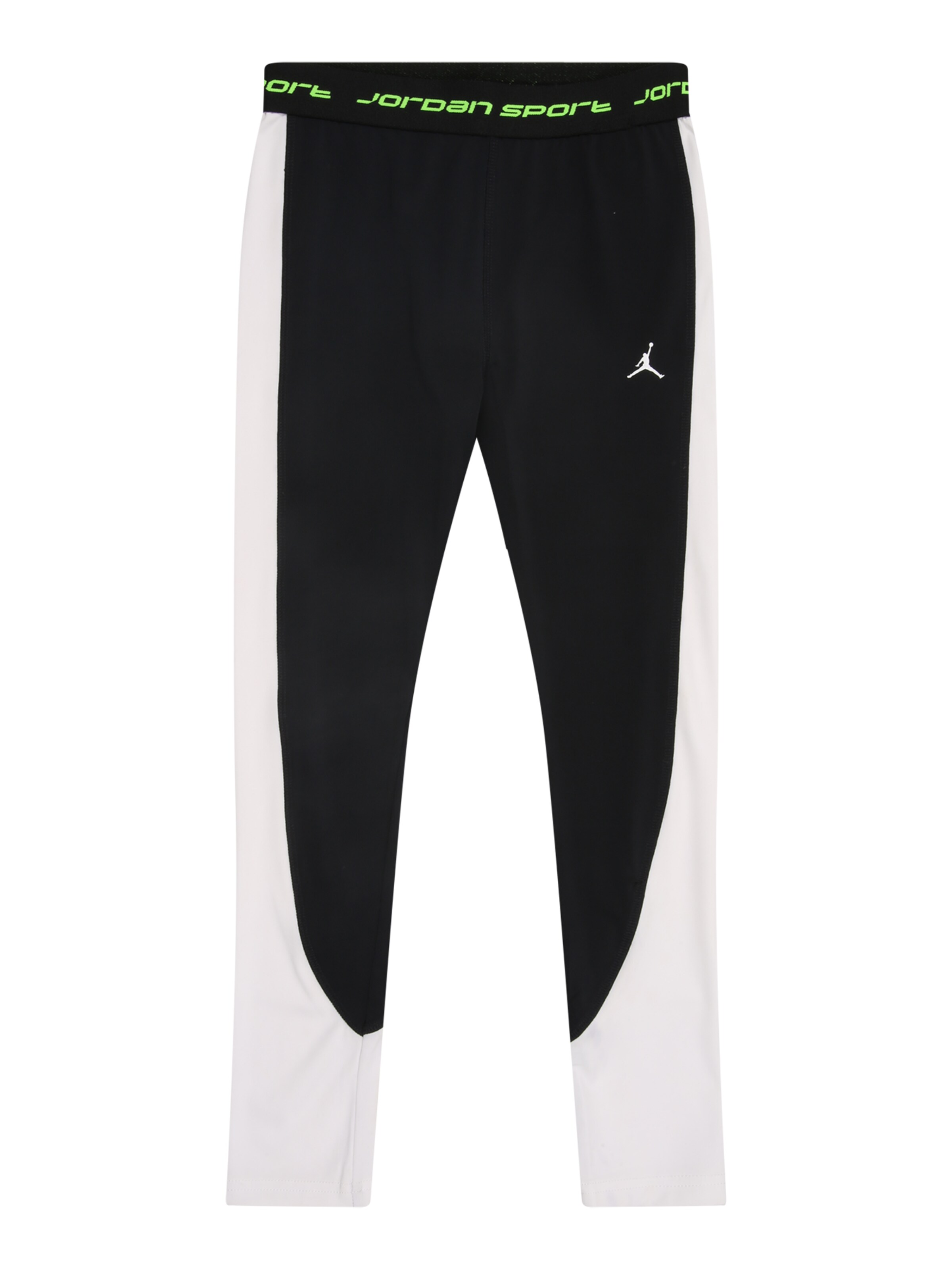 Skinny Pantaloni sport de la Jordan pe negru: față