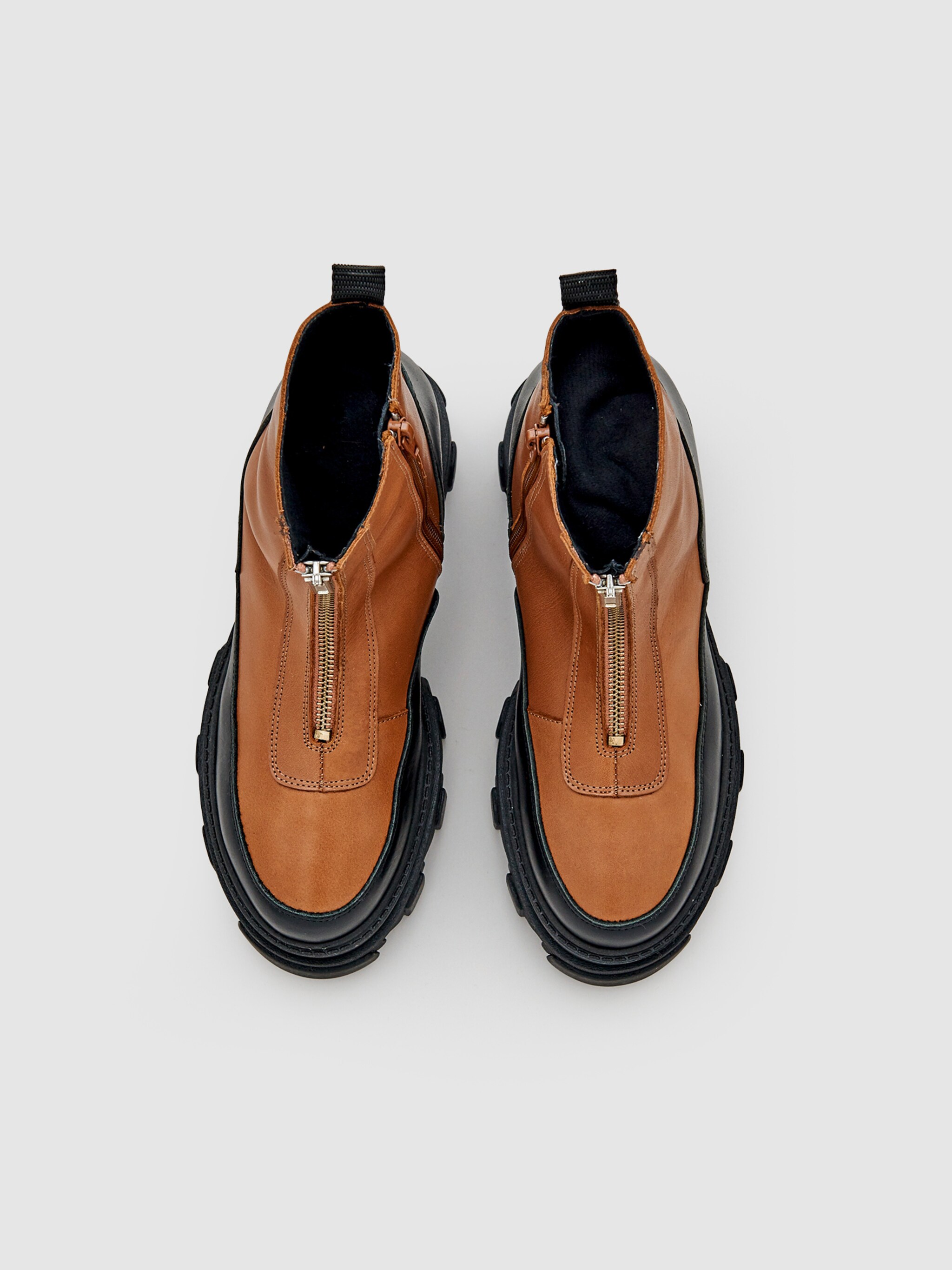 EDITED Produkte Stiefelette 'Anneke' cognac