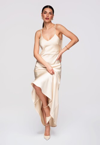 Robe de soirée Ombre en beige