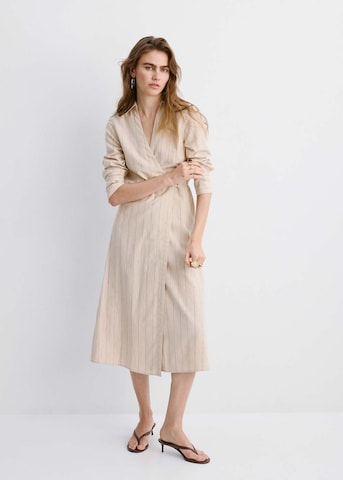 MANGO Kleid 'Zede' in Beige: Vorderseite