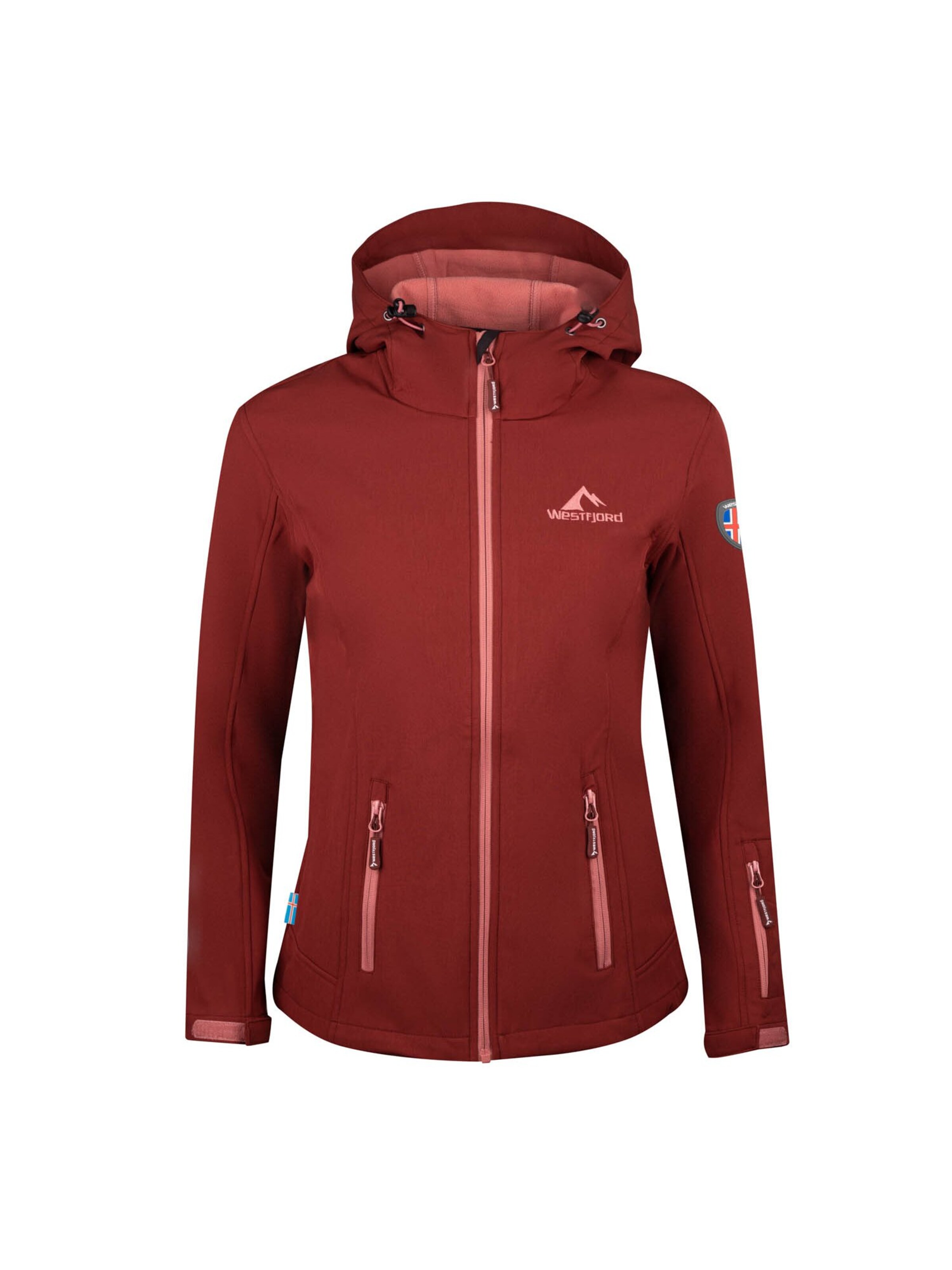 WESTFJORD Outdoor Jacket in Brown: front