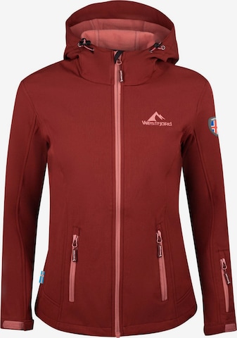 WESTFJORD Outdoor Jacket in Brown: front