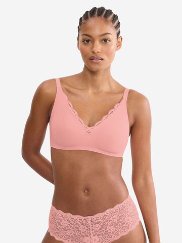 TRIUMPH Minimizer Bügelloser BH ' Red Label Amourette ' in Pink: Vorderseite