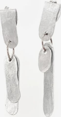 d'ecolife Essentials Ohrringe 'Leve' in Silber: Vorderseite