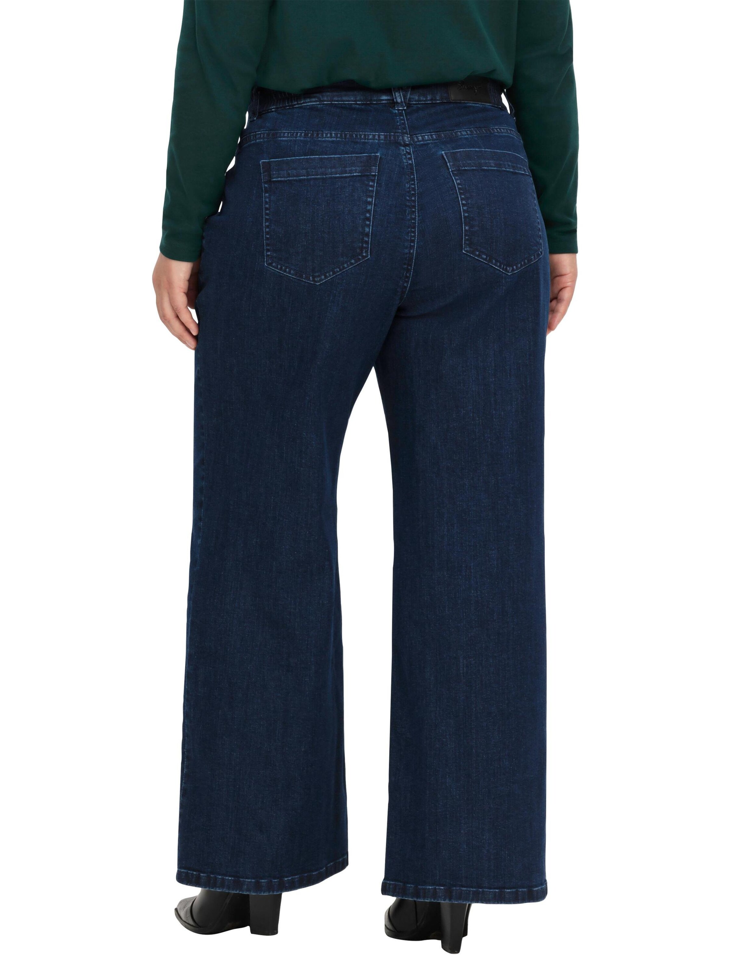 SHEEGO Loosefit Jeans in Blau