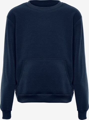 MO Sweatshirt in Blauw: voorkant