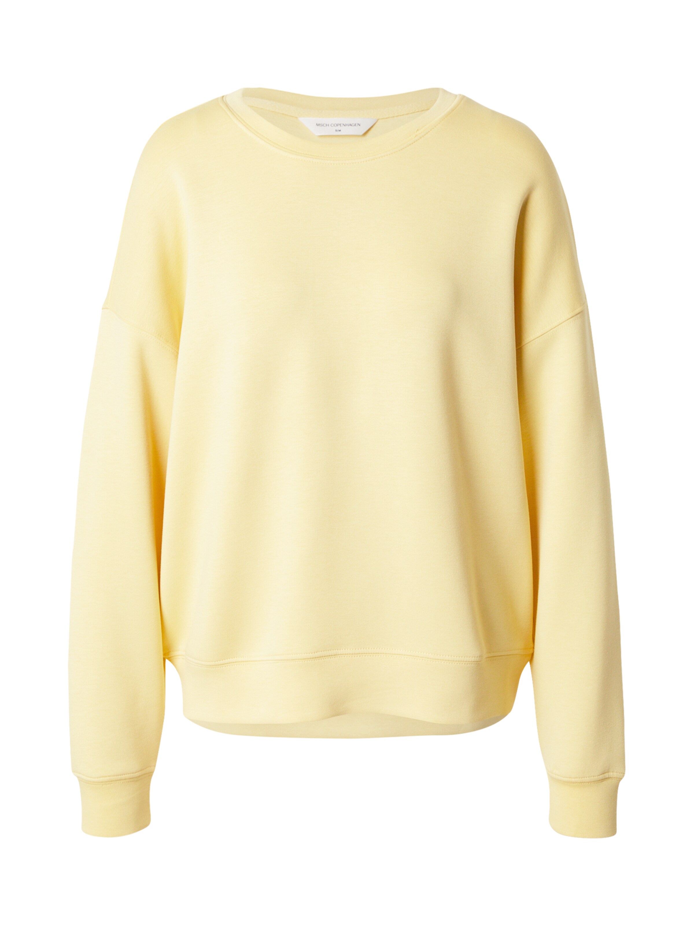 MSCH COPENHAGEN Sweatshirt 'Ima' in Yellow: front