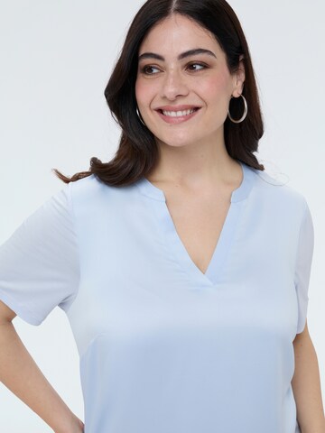 Chemisier Fiorella Rubino en bleu