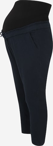 Regular Pantalon 'CORA' Mamalicious Curve en bleu : devant
