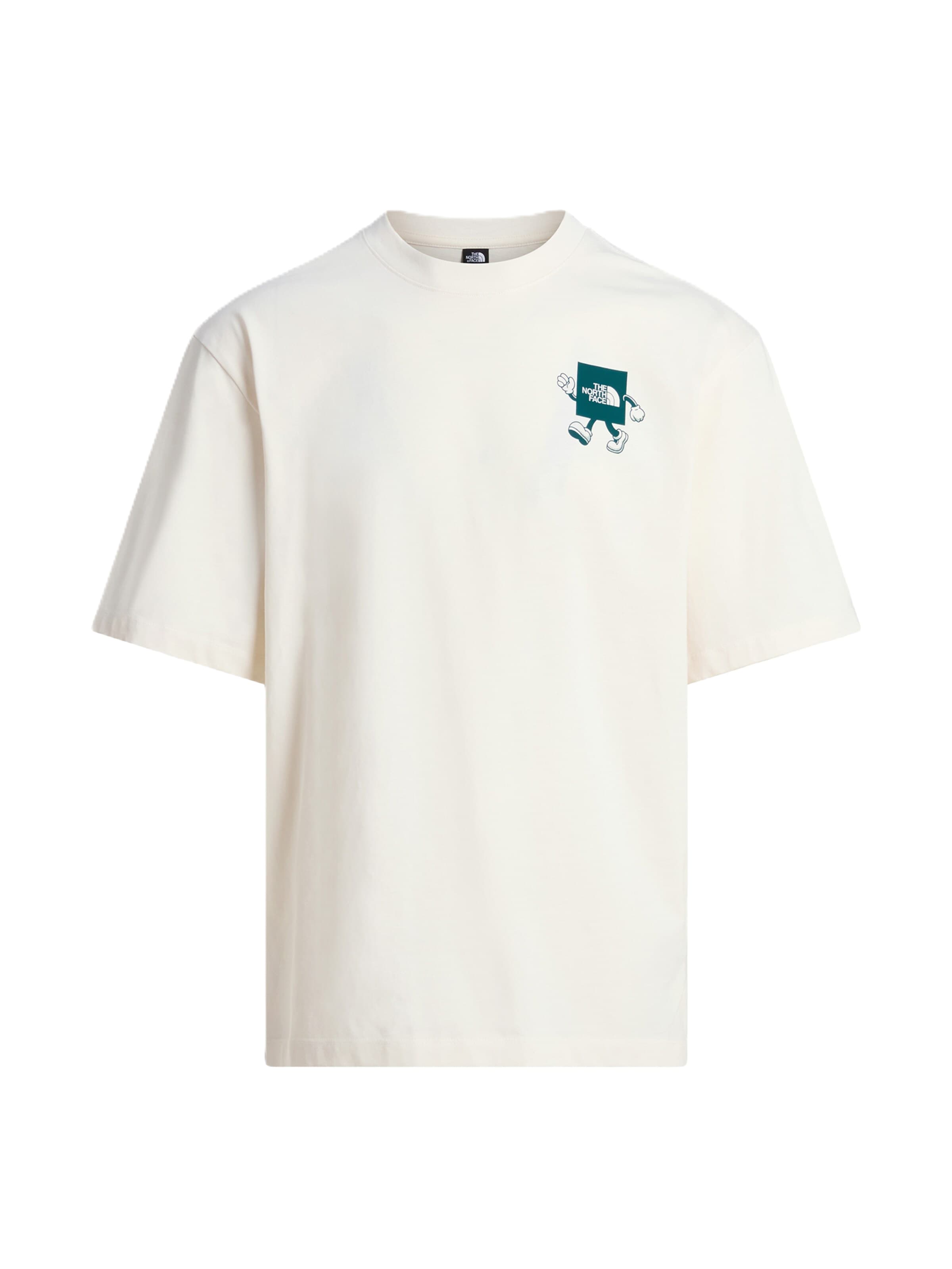 THE NORTH FACE Shirt 'M EXPLORE SS TEE OVERSIZED' in Wit: voorkant