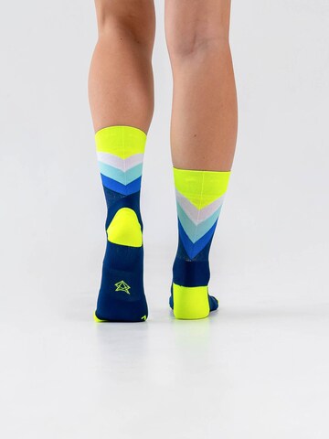 INCYLENCE Athletic Socks 'GRADES' in Blue