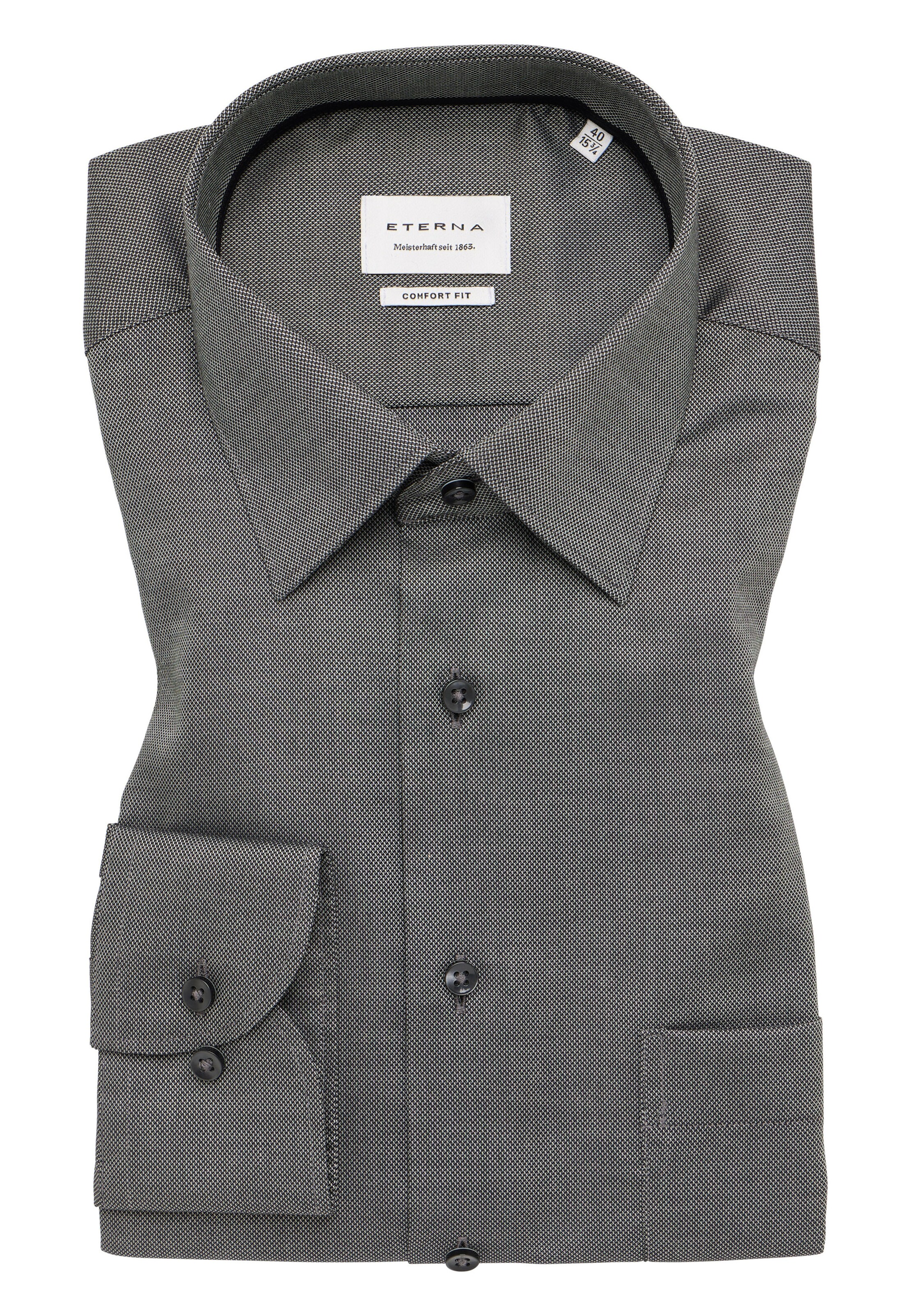 ETERNA Comfort fit Business Shirt in Grey
