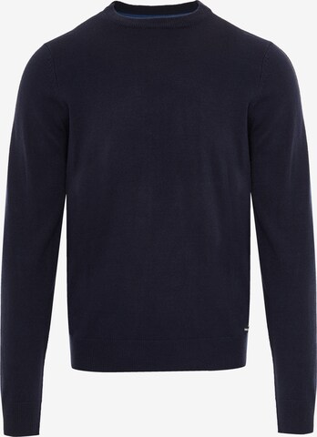 Pull-over Threadbare en bleu : devant