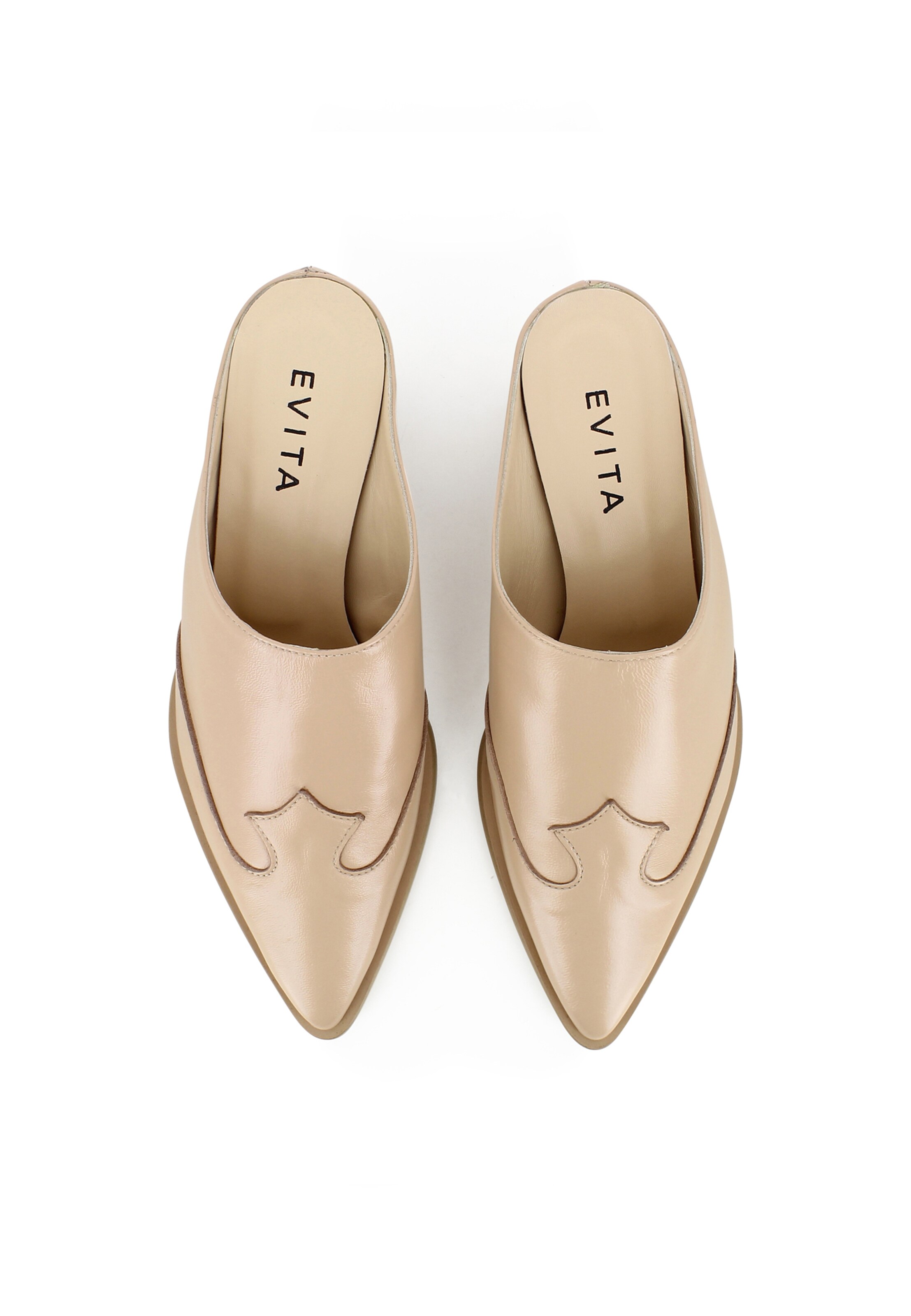 EVITA Mule 'GINEVRA' in Beige