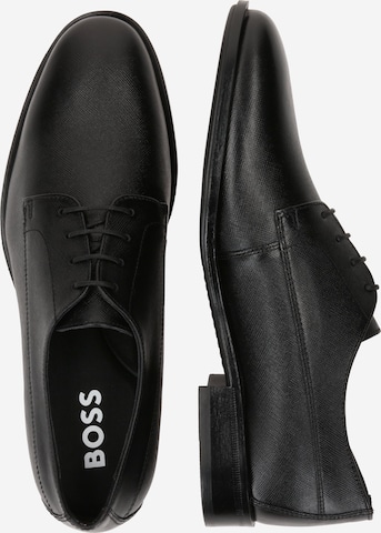 BOSS Black Lace-Up Shoes 'Colby' in Black