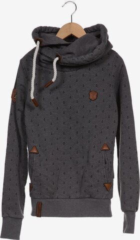 naketano Sweatshirt & Zip-Up Hoodie in S in Grey: front