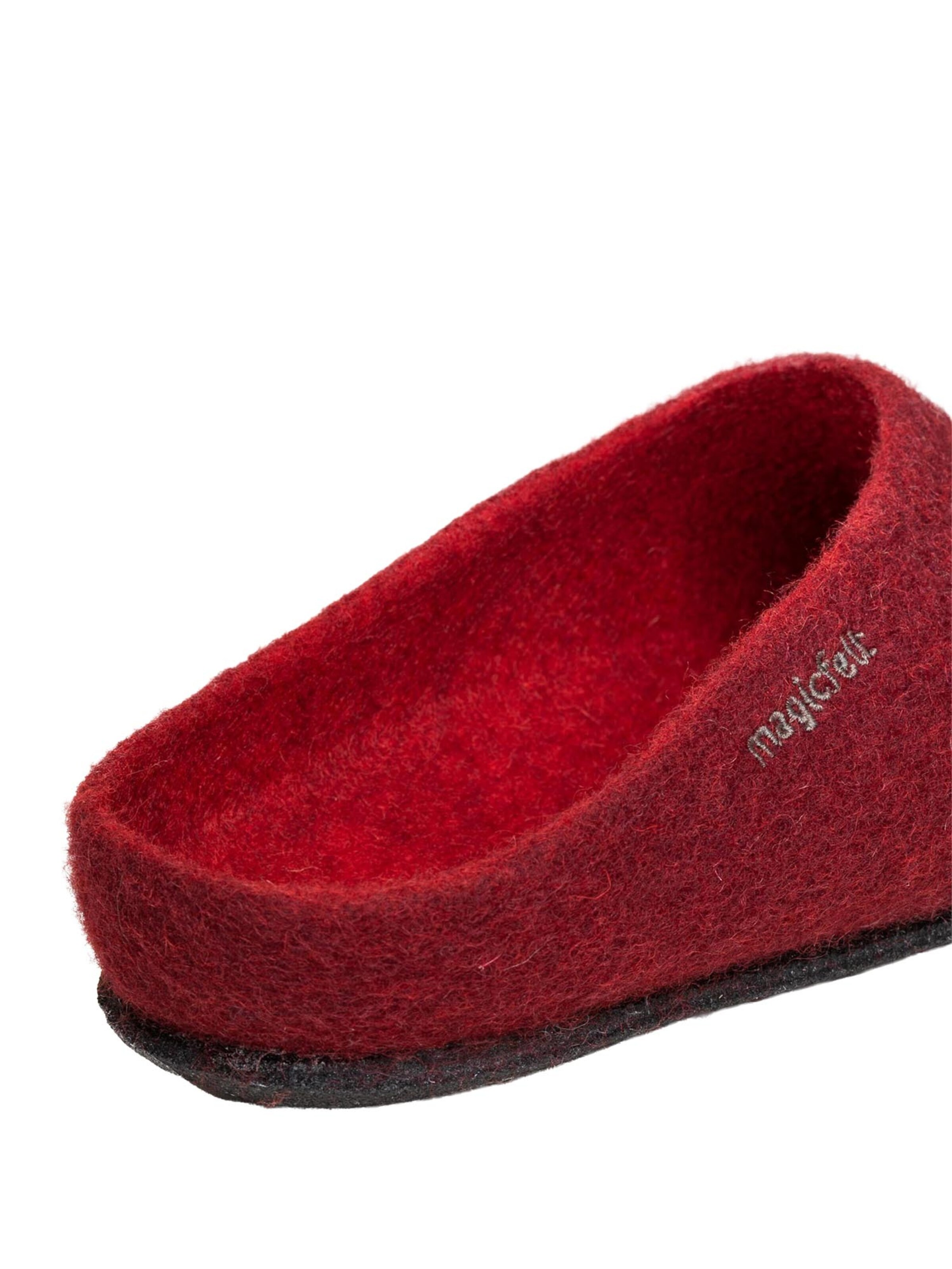 MagicFelt Slippers 'Filz' in Red