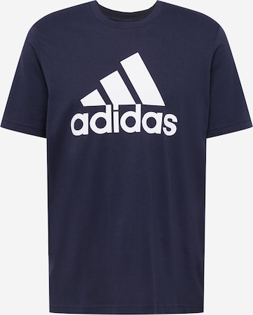 ADIDAS SPORTSWEAR Performance Shirt 'Essentials' in Blue: front