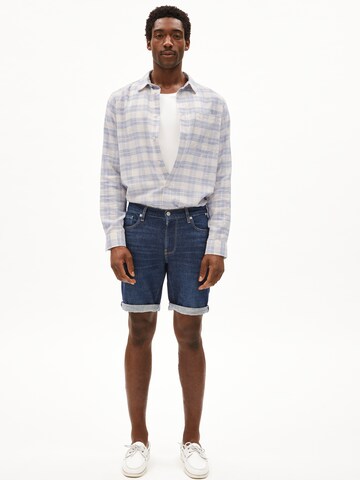 Coupe slim Pantalon ARMEDANGELS en bleu