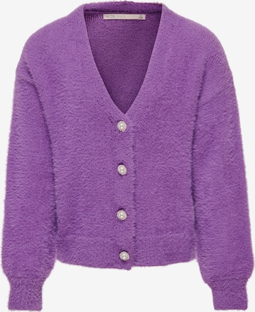 KIDS ONLY Knit Cardigan 'Piumo' in Purple: front