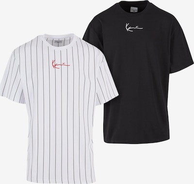 Karl Kani Bluser & t-shirts i rød / sort / hvid, Produktvisning