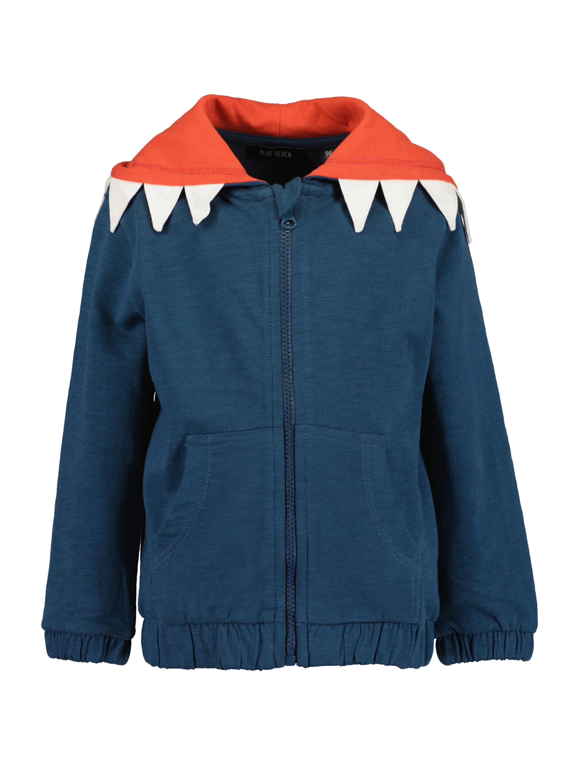 BLUE SEVEN Sweat jacket in Green: front