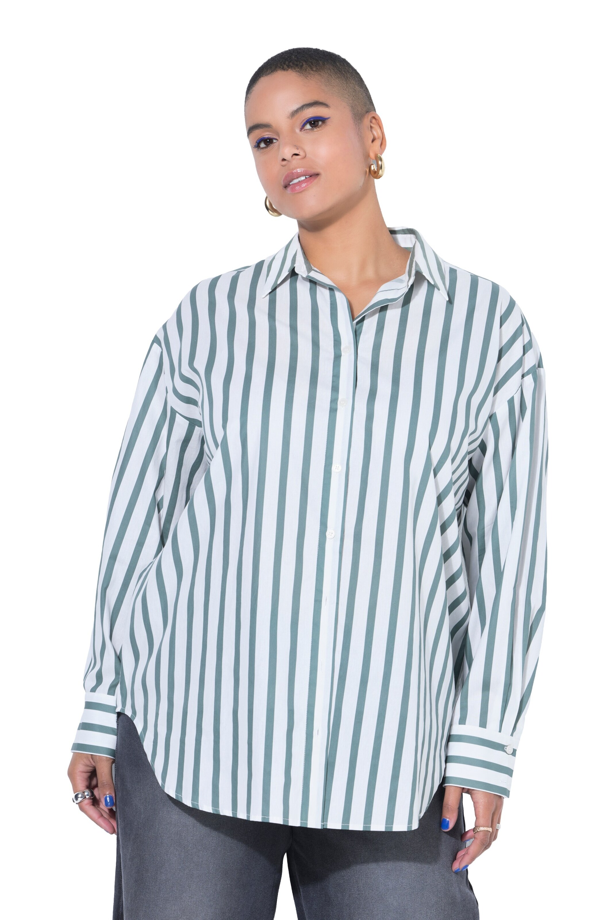 Studio Untold Bluse in Grün: Vorderseite