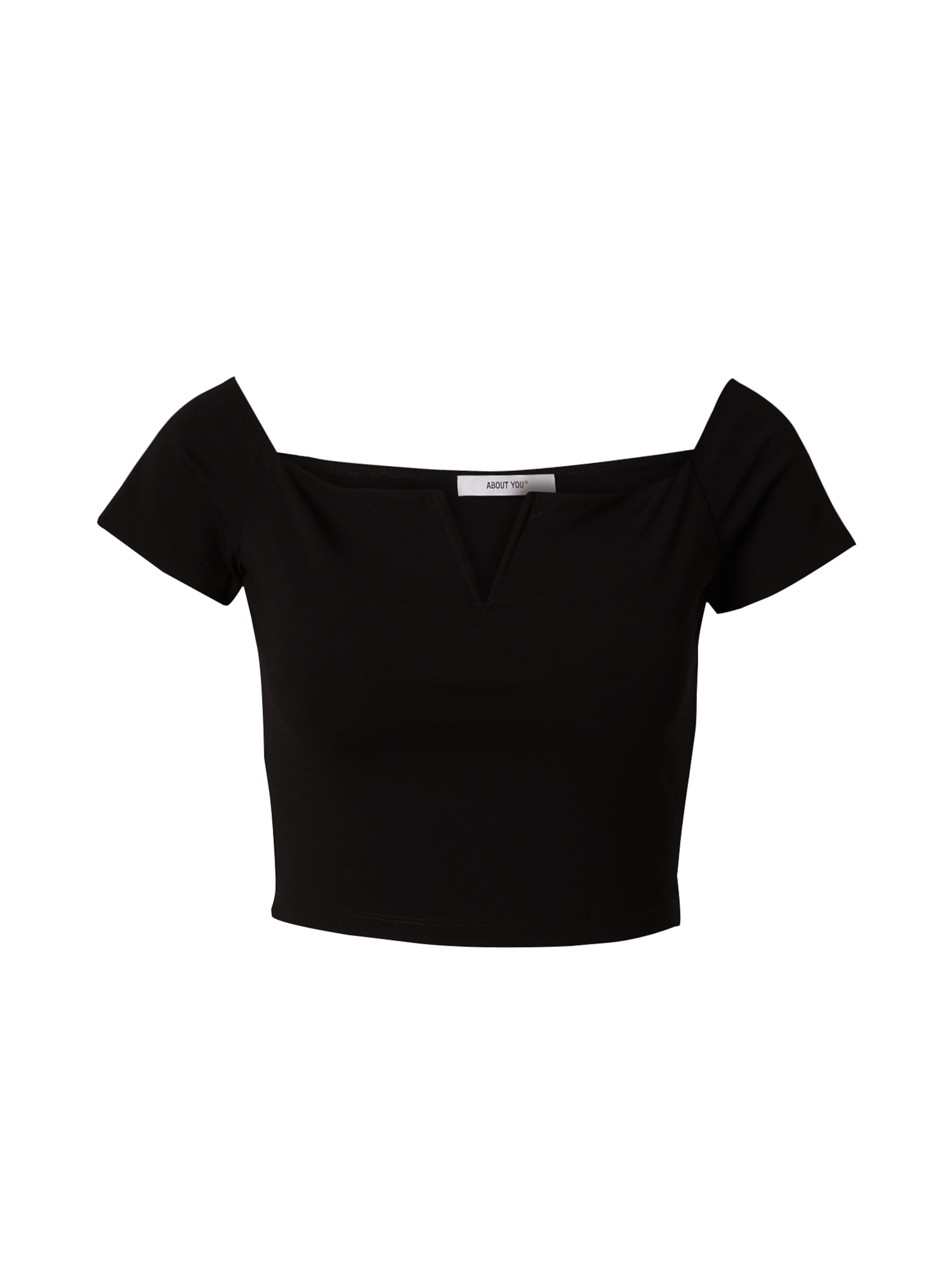 ABOUT YOU - Top 'Carolin' en negro: frente