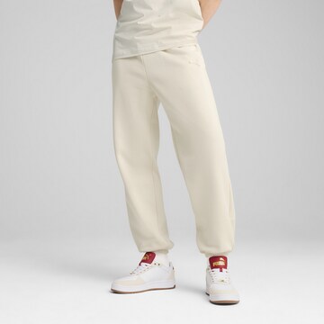 PUMA Tapered Jogginghose in Beige: Vorderseite