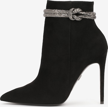 Kazar Booties in Black: front