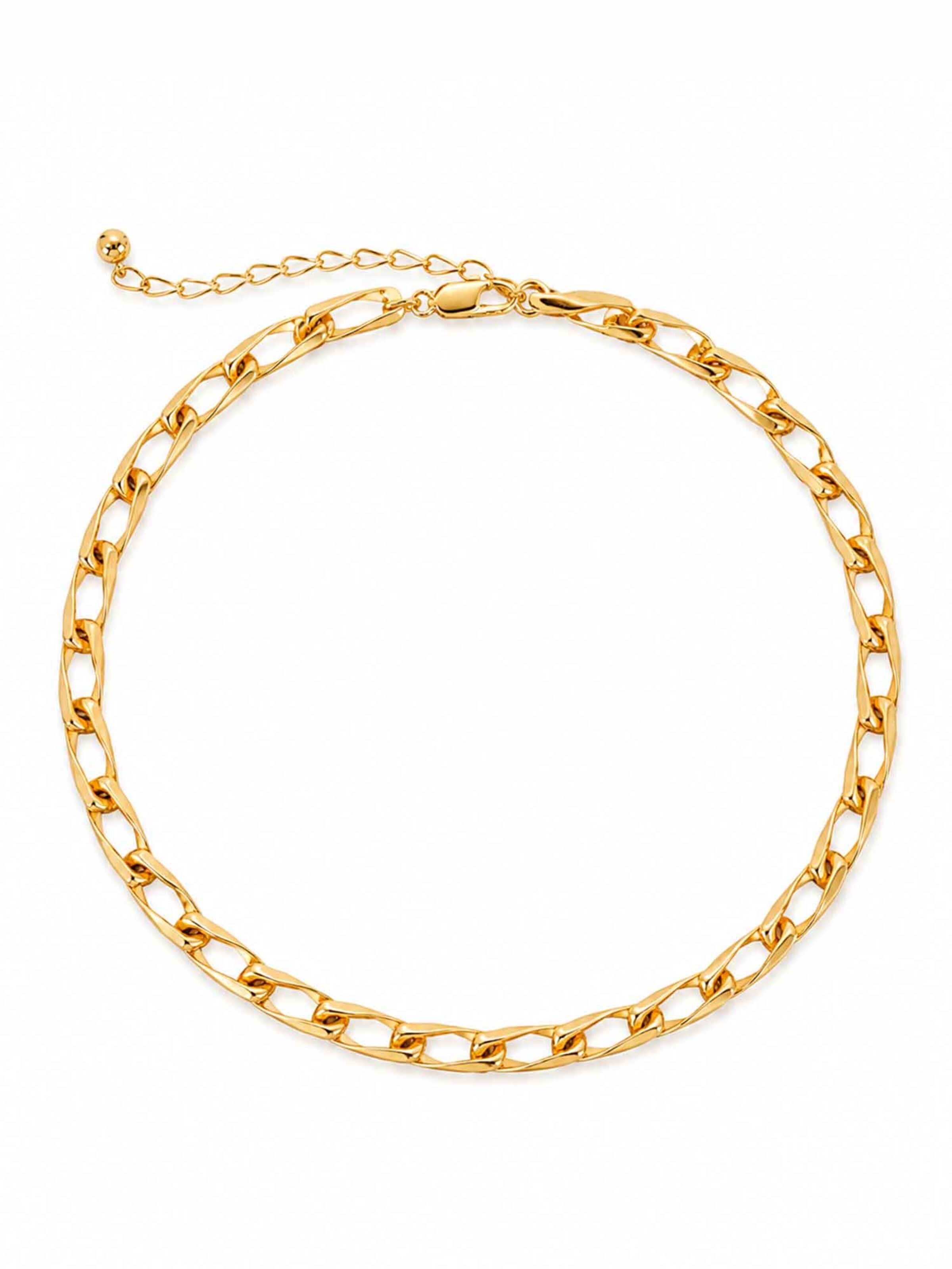 RteRme Necklace 'Loop Non Stop Necklace' in Gold: front